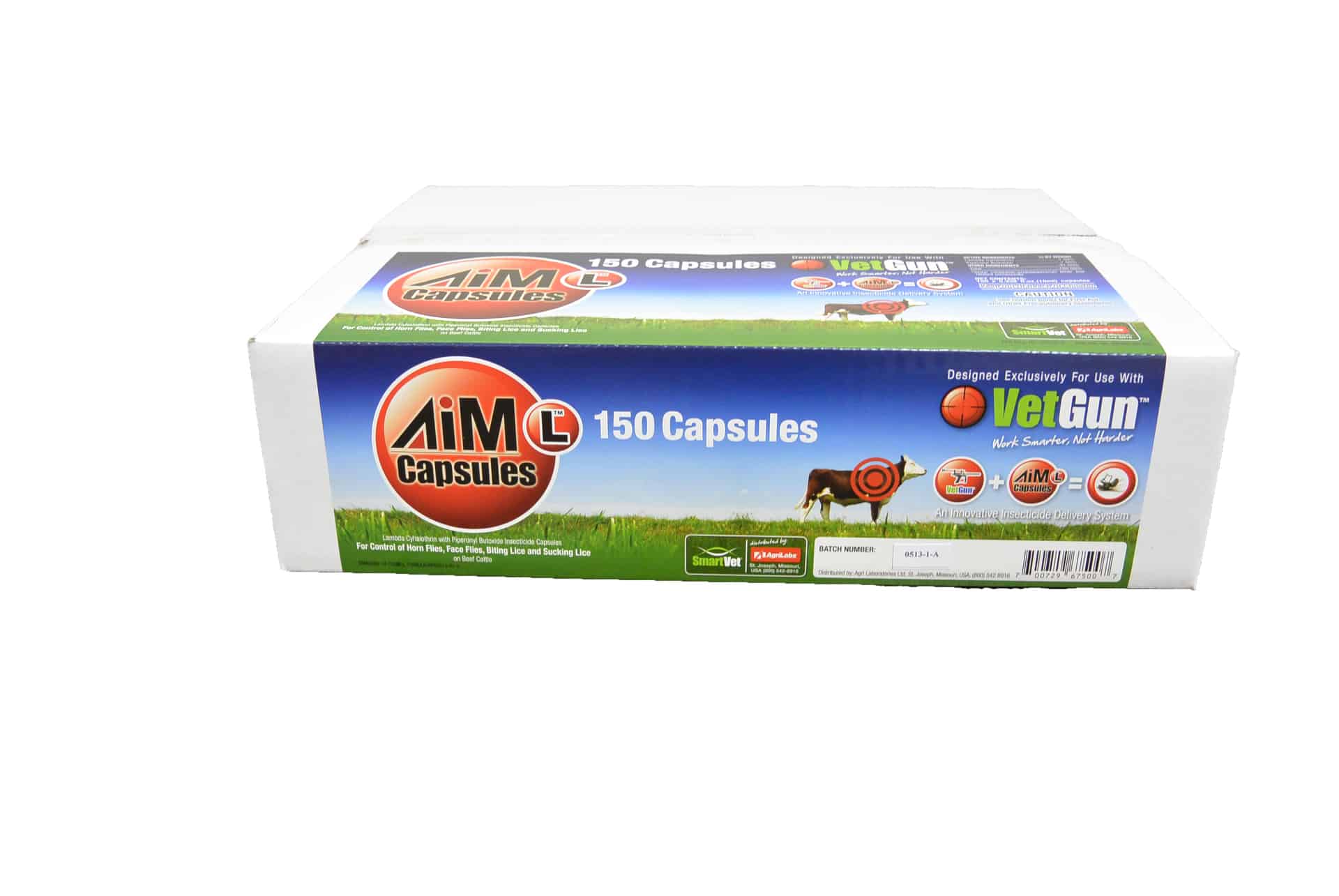 AiM-L® VetCaps for VetGun® Horn Fly Control 150 Ct