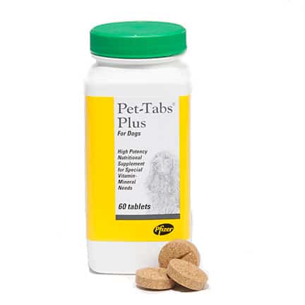Pet-Tabs Plus Vitamin Supplement 60 Ct