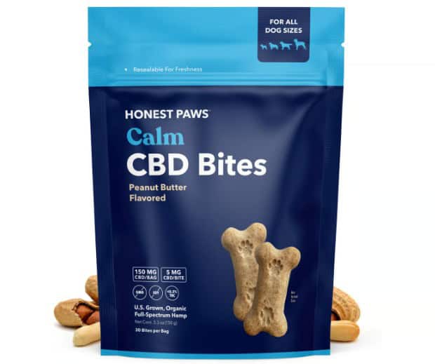 Honest Paws Calming Hemp Treats for Dogs