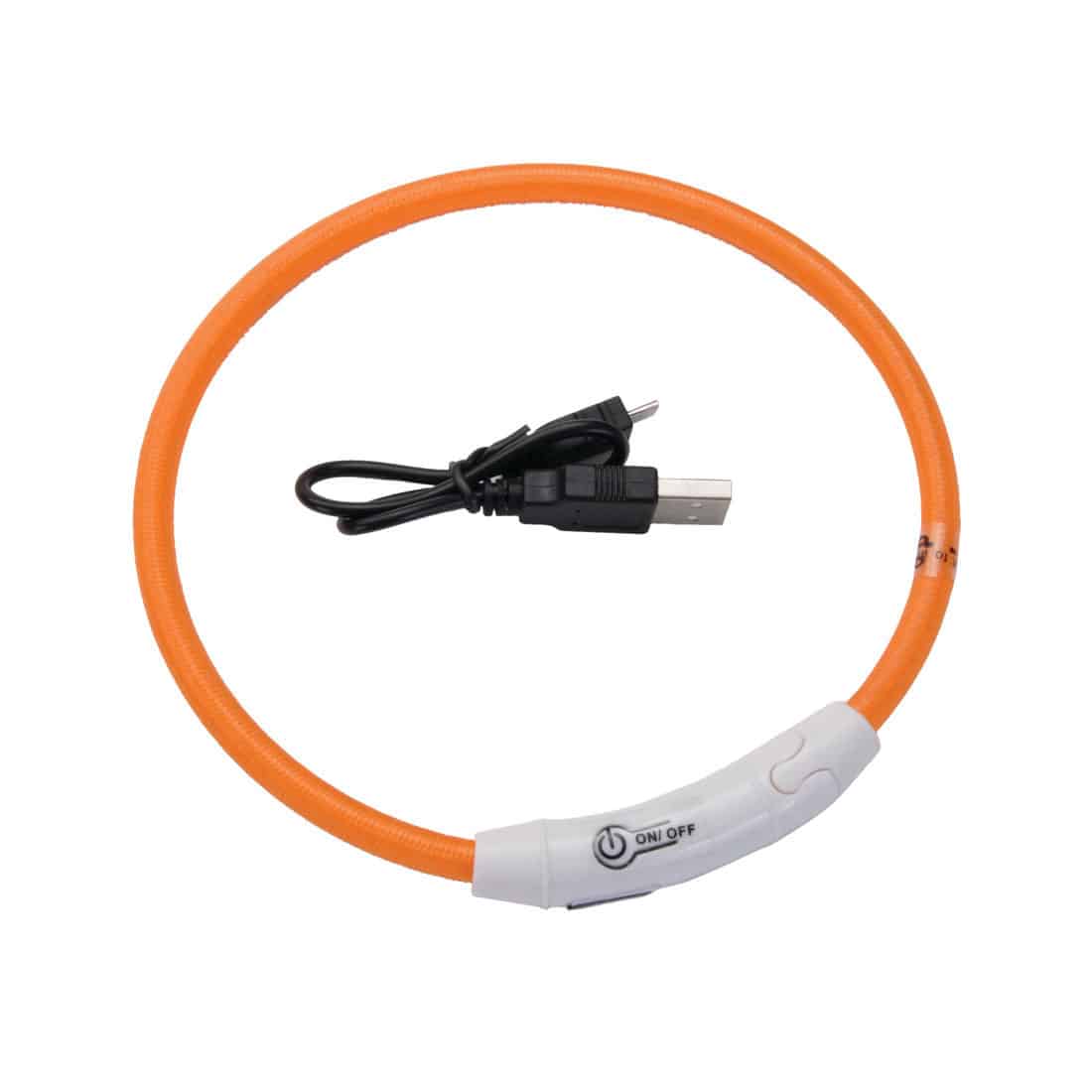 Coastal USB Neck Ring Light-up Dog Collar Large 24"