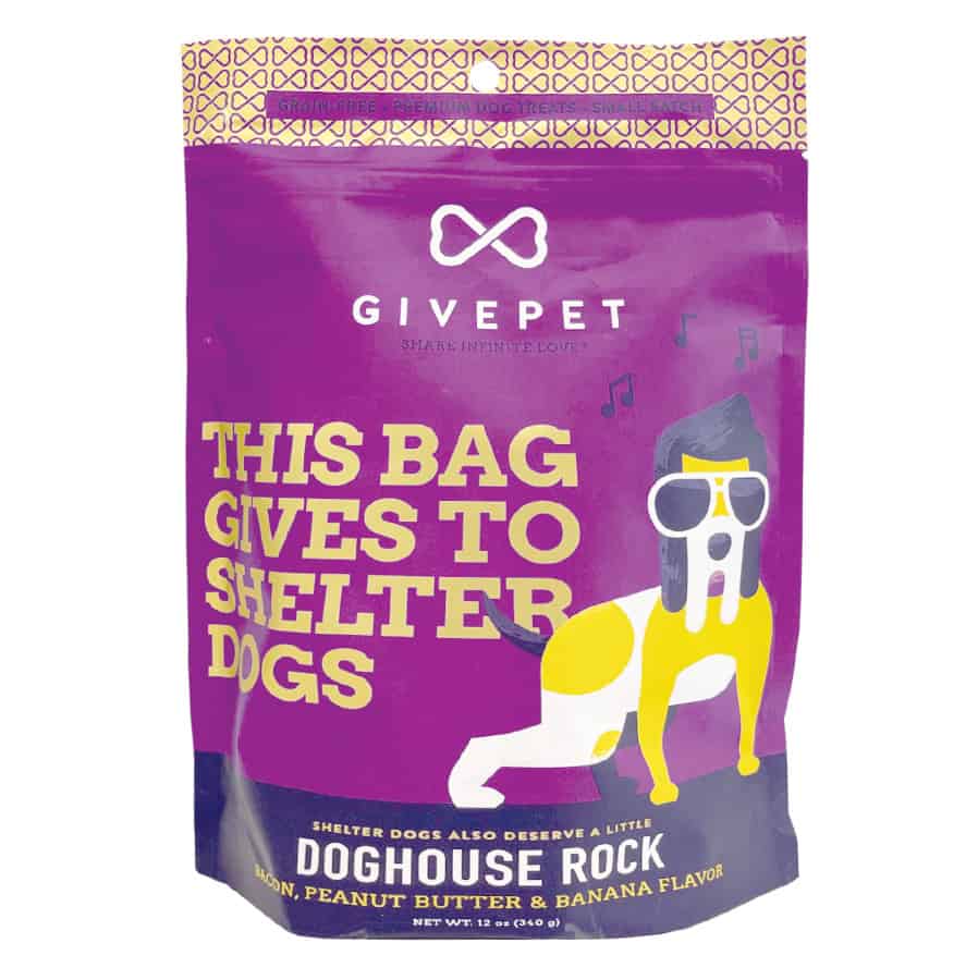Givepet Dog Treat Biscuits Doghouse Rock 11 oz