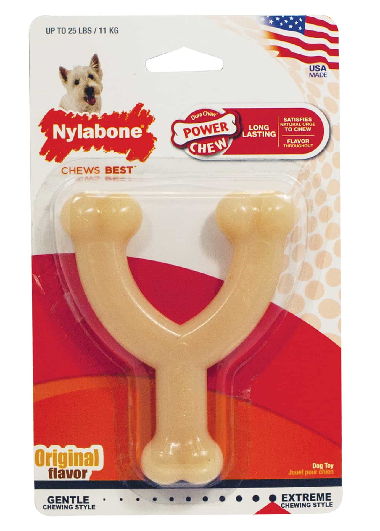 Nylabone Durachew Wishbone Dog Toy - Regular