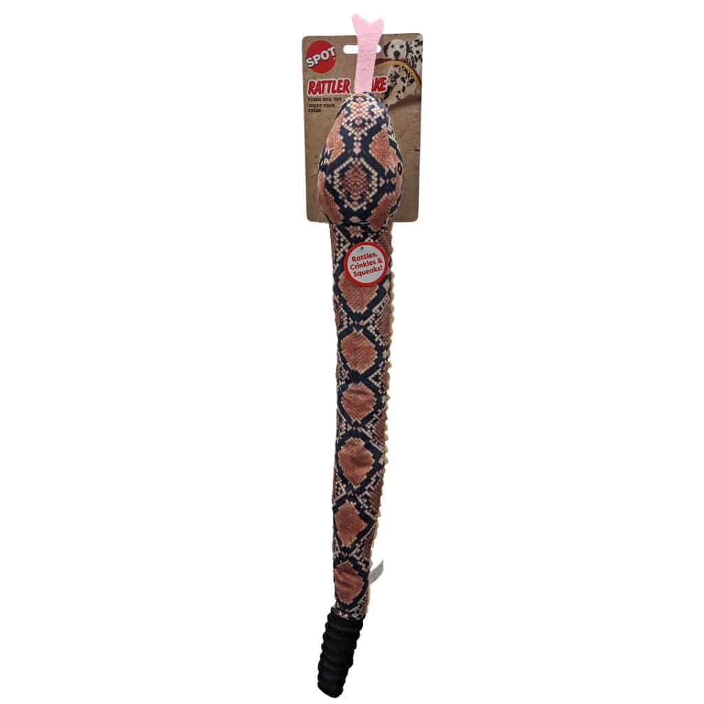 Rattle Snake Plush Dog Toy 24"