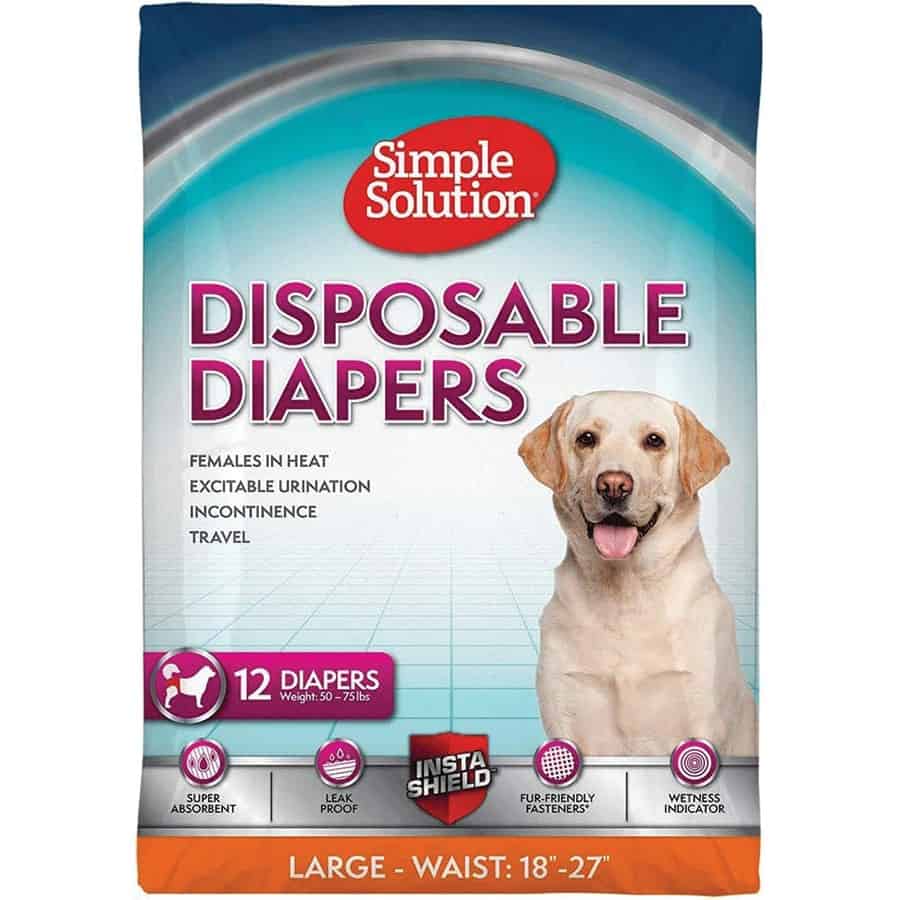 Simple Solutions Disposable Male Wraps Large 12 Ct