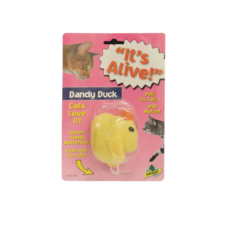 It's Alive Dandy Duck Cat Toy
