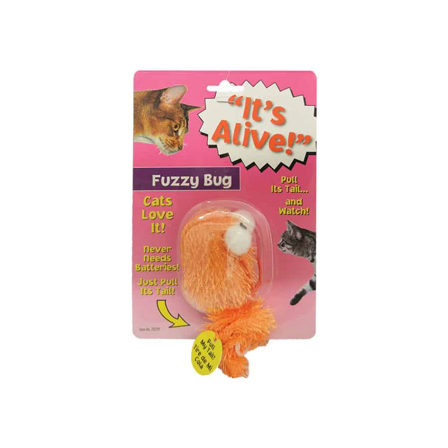 It's Alive Fuzzy Bug Cat Toy