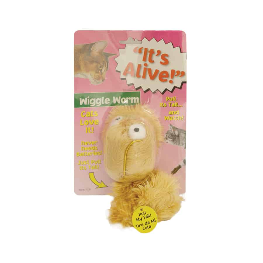 It's Alive Wiggle Worm Cat Toy