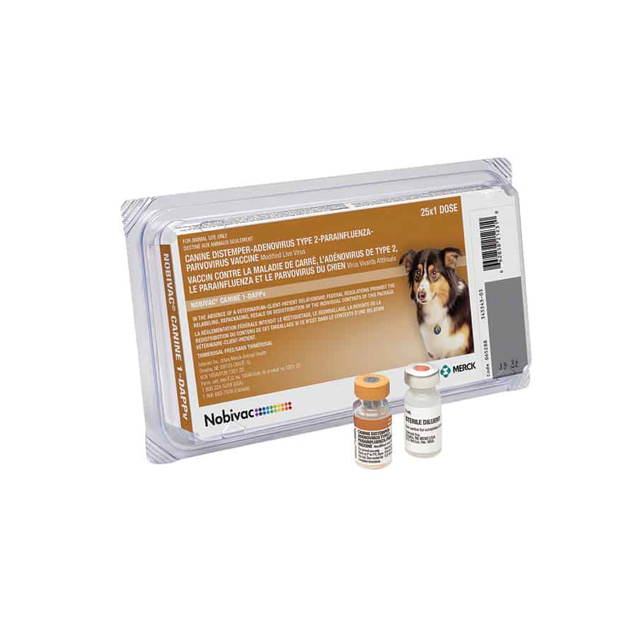 NOBIVAC Canine 1-DAPPV Dog Vaccine 25x1 Dose (UPCO)
