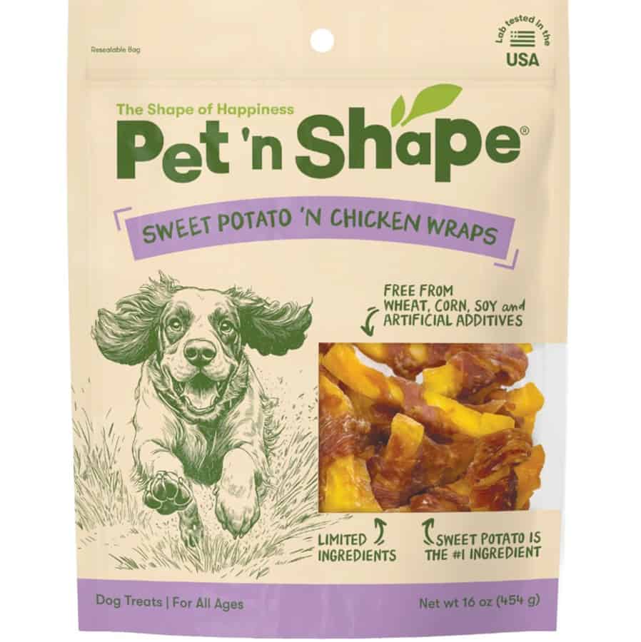 Pet'n Shape Sweet Potato 'N Chicken Wraps 16 oz