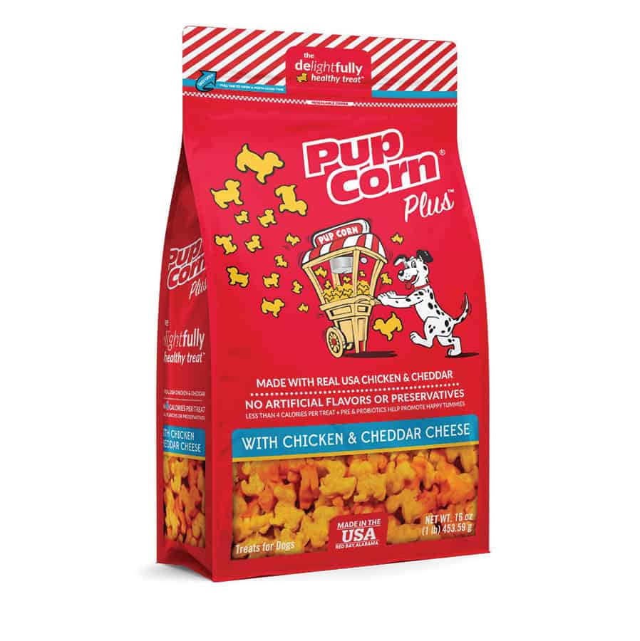 Pupcorn Plus Chicken & Cheddar Cheese 14.5 oz