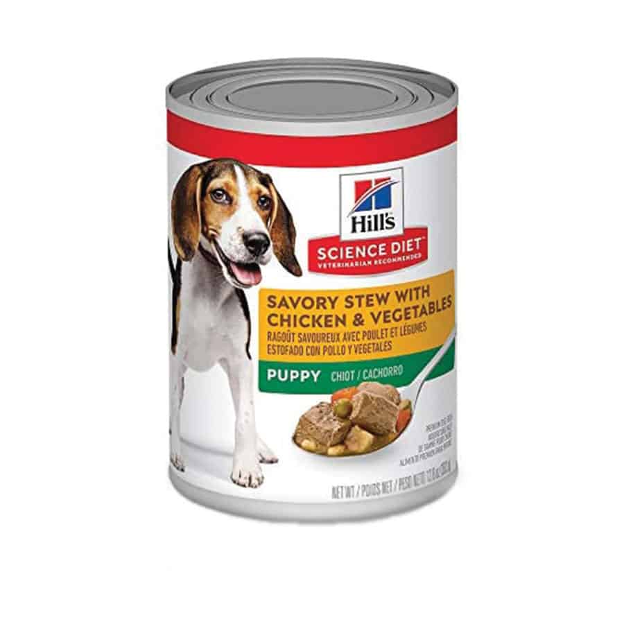 Science Diet Puppy Chicken & Vegetable Stew Canned Dog Food 12.8 oz