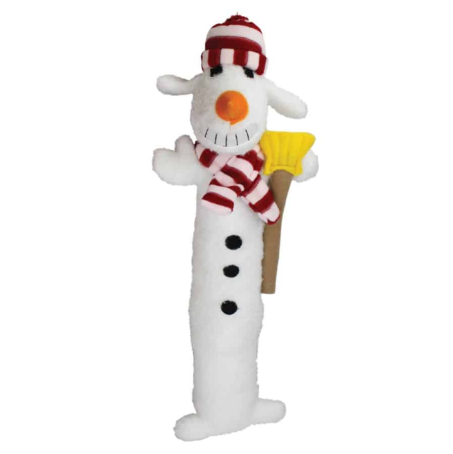 Loofa Snowman Large Christmas Dog Toy 18"