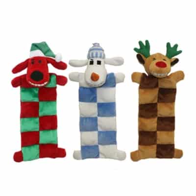 Assorted Holiday Loofa Squeaker Mat