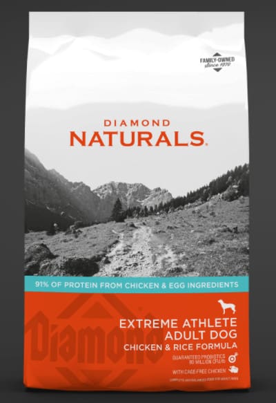 Diamond Naturals Extreme Athlete Adult Dog Food 40 lb
