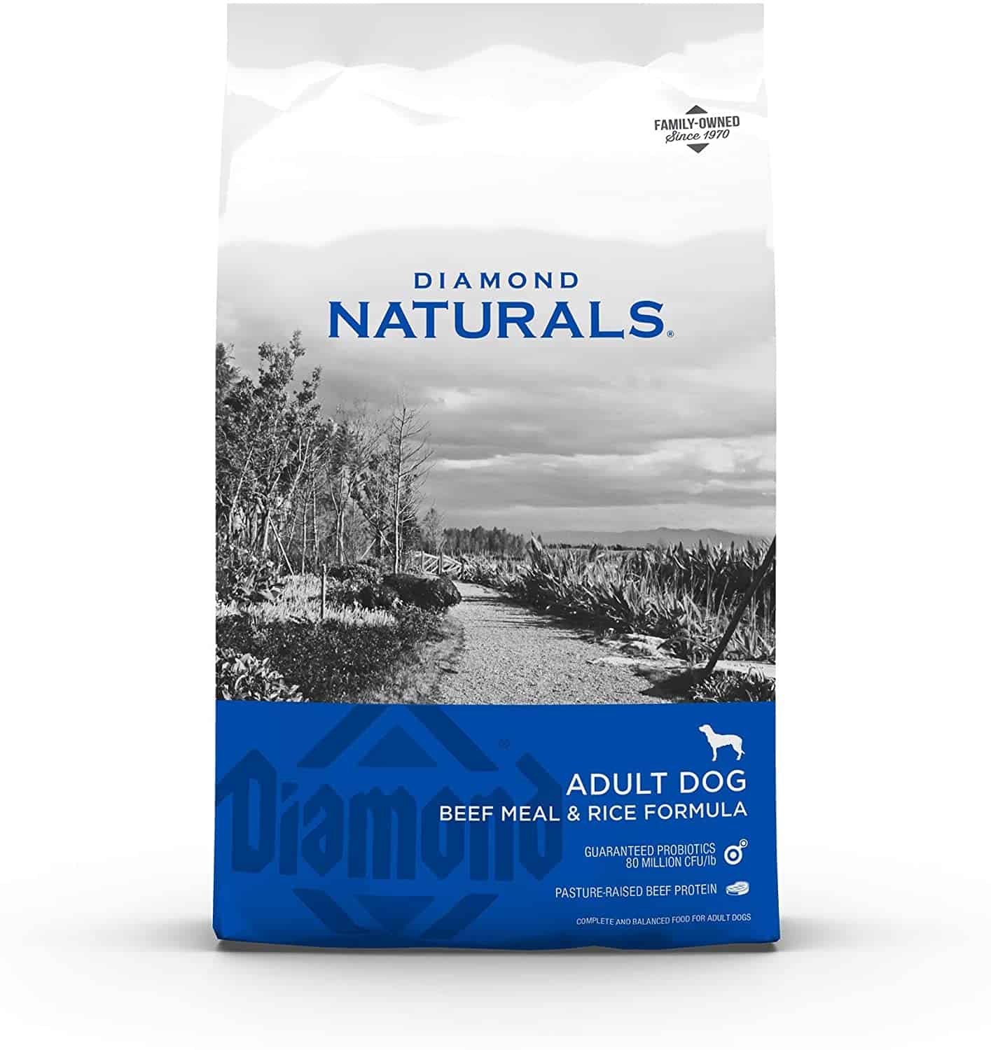 Diamond Naturals Adult Beef & Rice Dog Food 40 lb
