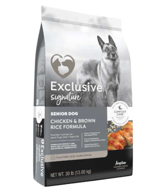 Exclusive® Signature Senior Dog Food