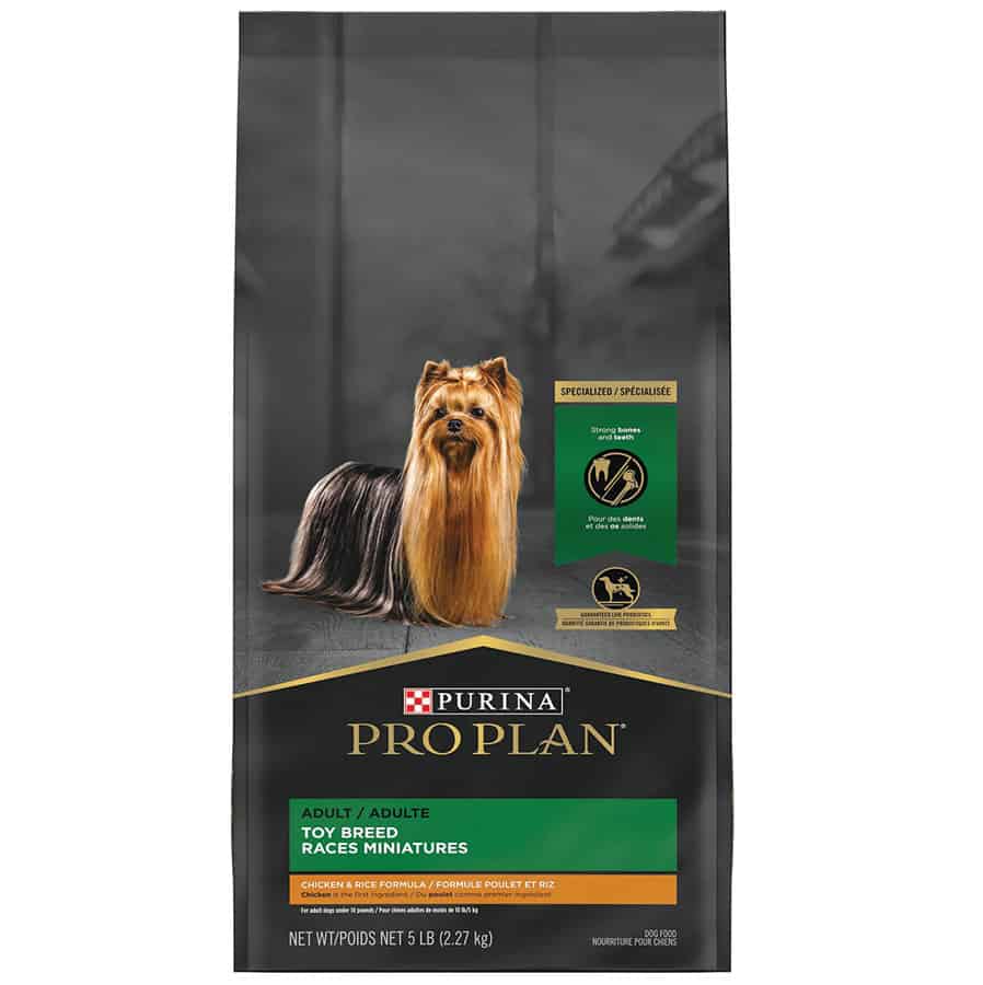 Purina Pro Plan Adult Toy Breed Chicken & Rice Dog Food 5 lb