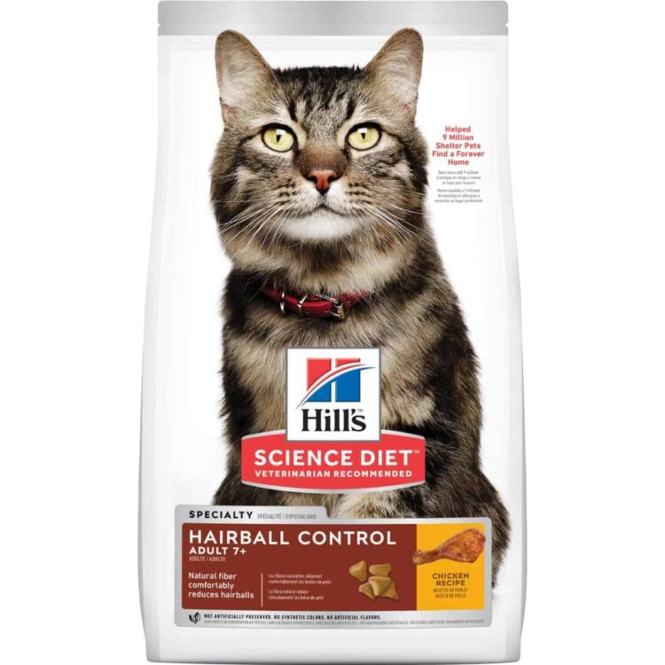 Science Diet Hairball Control Senior Cat Food