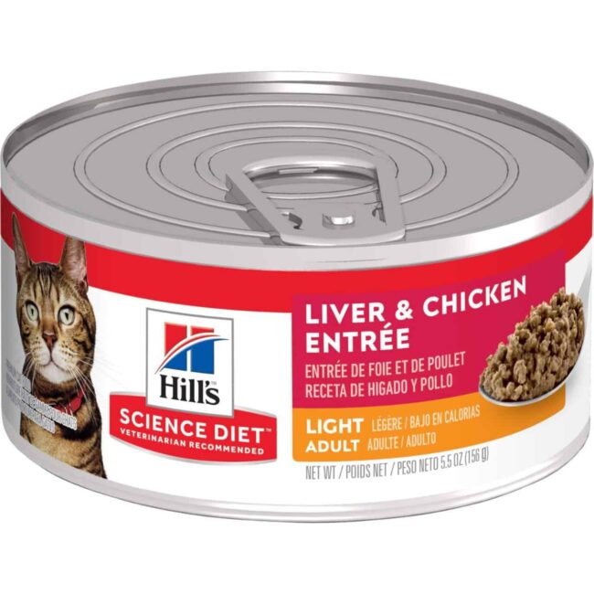 Science Diet LIGHT Liver & Chicken Canned Cat Food