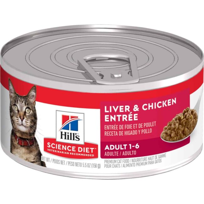 Science Diet Adult Liver & Chicken Canned Cat Food