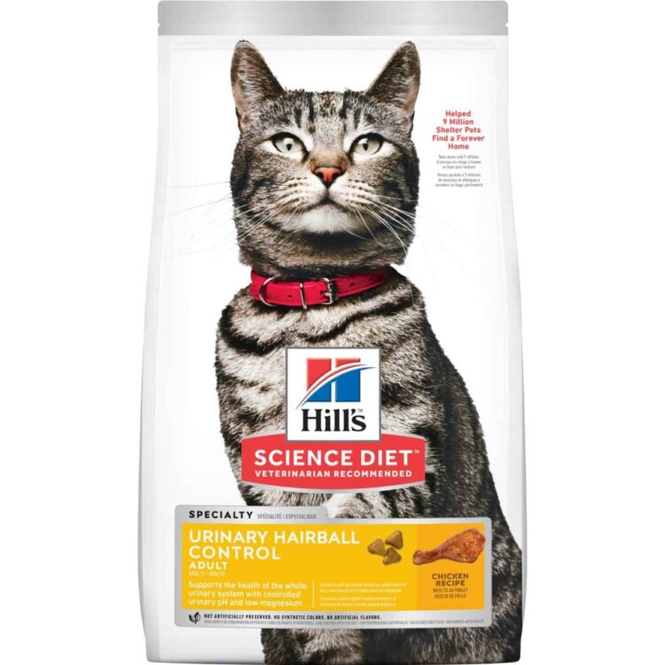 Science Diet Hairball & Urinary Cat Food 3.5 lb