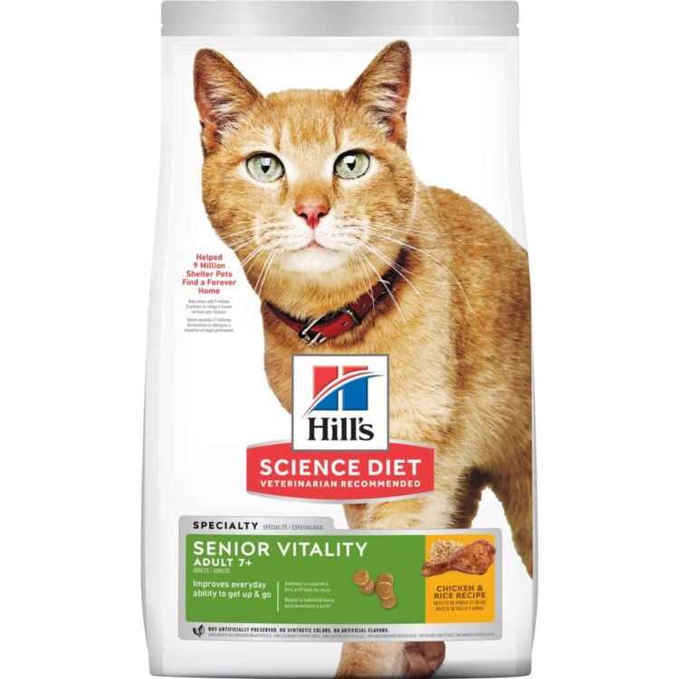 Science Diet Senior Vitality Cat Food 3.5 lb