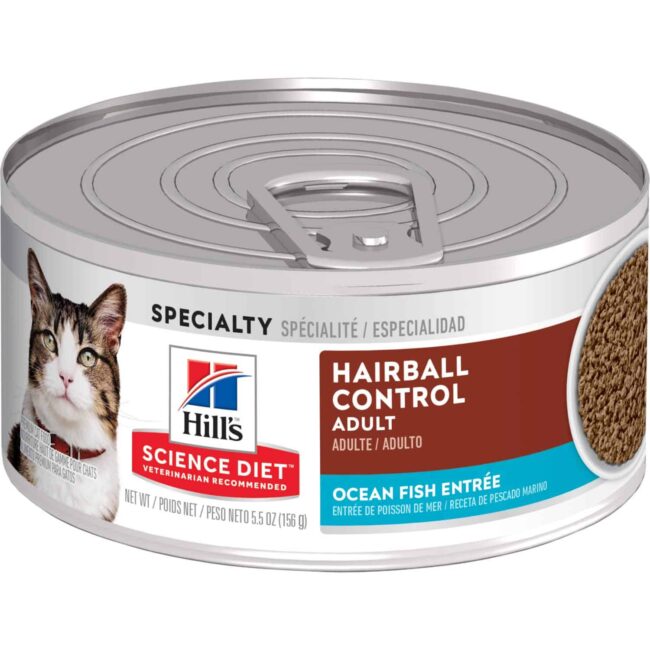 Science Diet Adult Hairball Ocean Fish Canned Cat Food