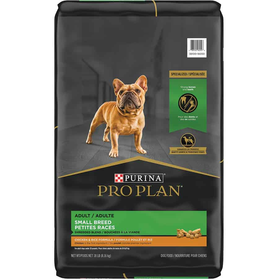 Purina Pro Plan Adult Small Breed Shredded Chicken & Rice Dog Food 6 lb