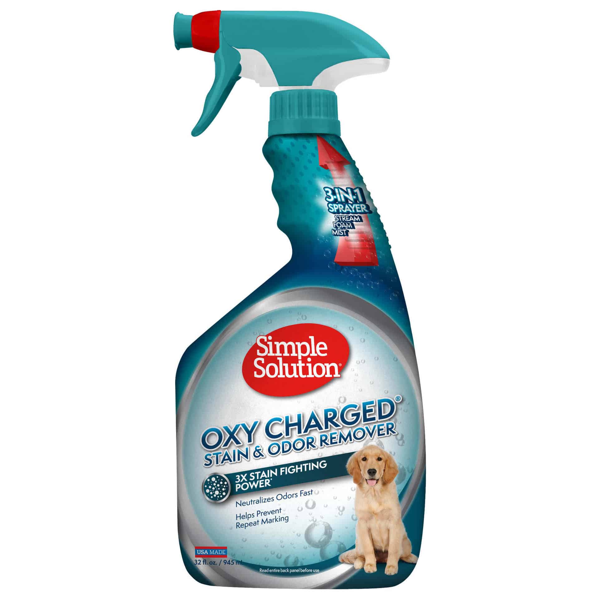 Simple Solution Oxy Charged Stain & Odor Remover Spray 32 oz