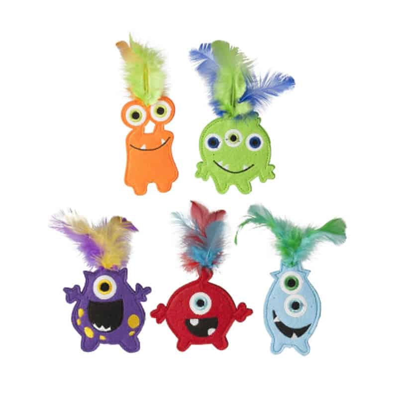 Multipet Assorted Monsters Cat Toy