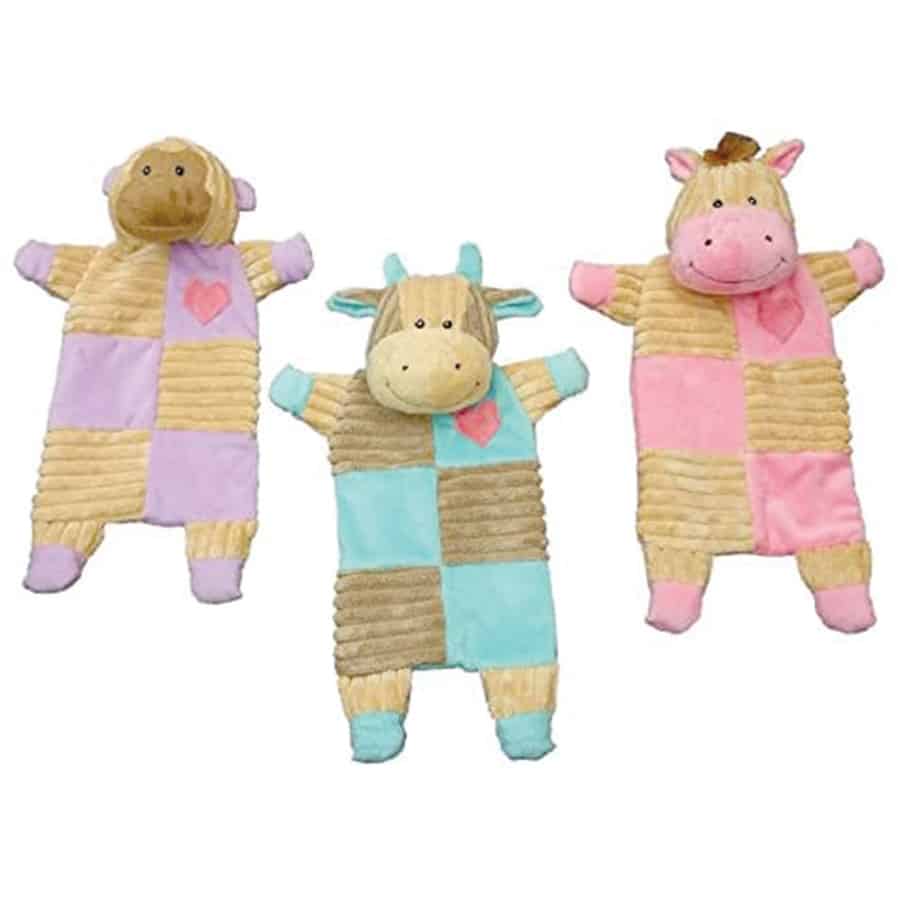 SPOT Assorted Soothers Crinkle Dog Toys