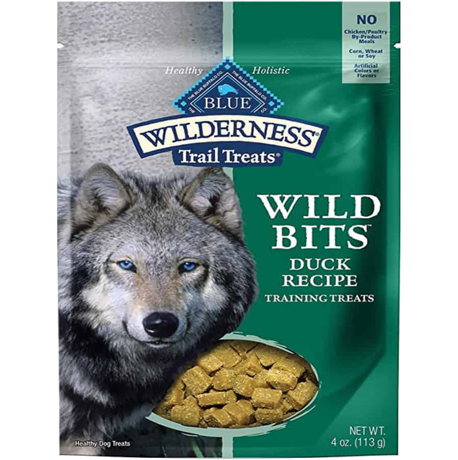 BLUE Wilderness Trail Treats Wild Bites Duck Recipe 4 oz