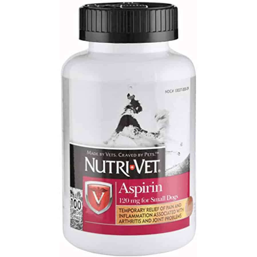 NutriVet Aspirin 120 mg for Small Dogs 100 Ct