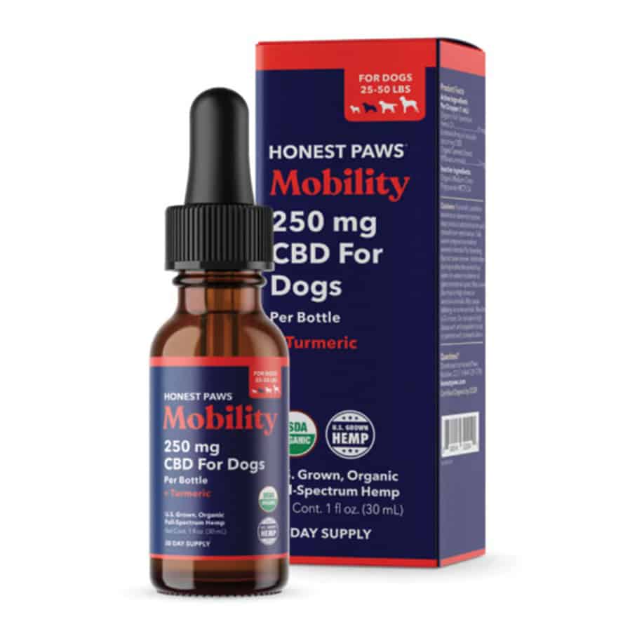 Honest Paws Mobility Hemp Oil for Dogs