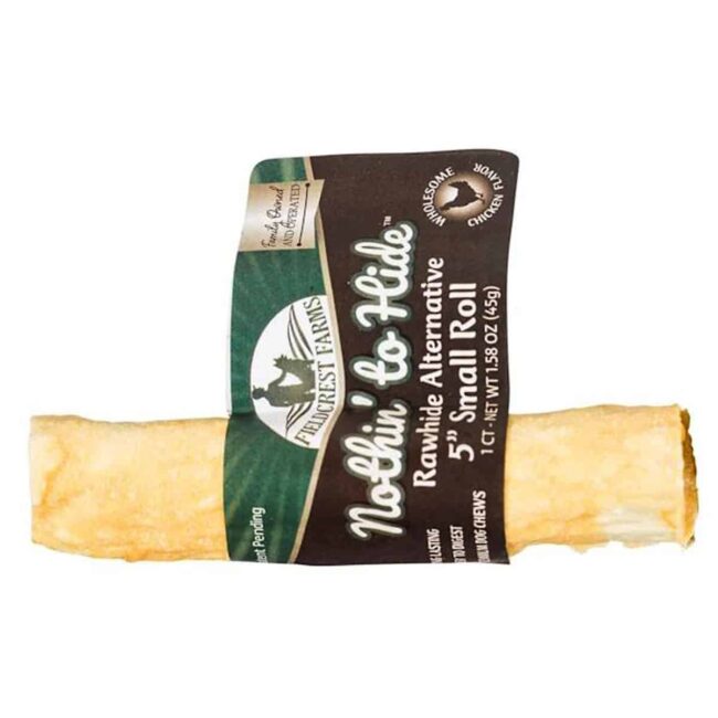 Nothin' To Hide Chicken Roll 5" Small Dog Treat