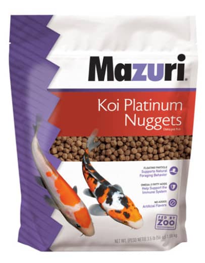 Mazuri Koi Platinum Nuggets Fish Food 3.5 lb