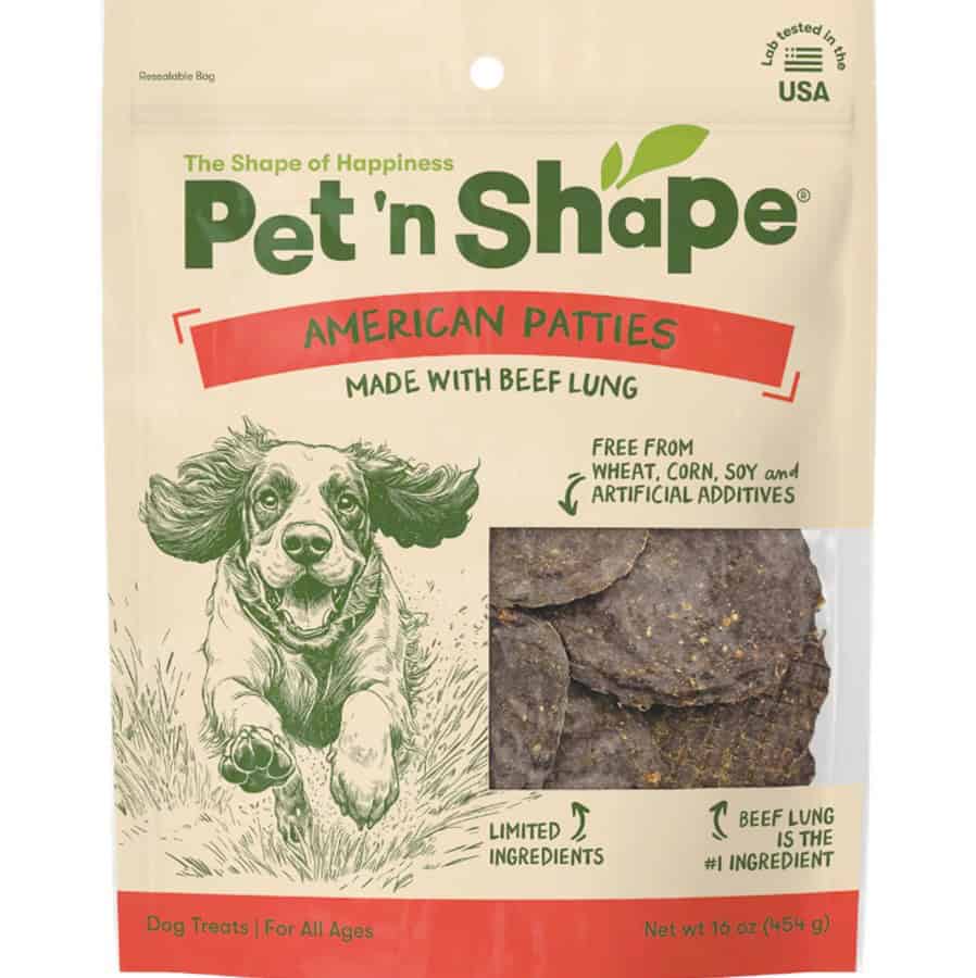 Pet 'n Shape American Patties with Beef Lung 1 lb
