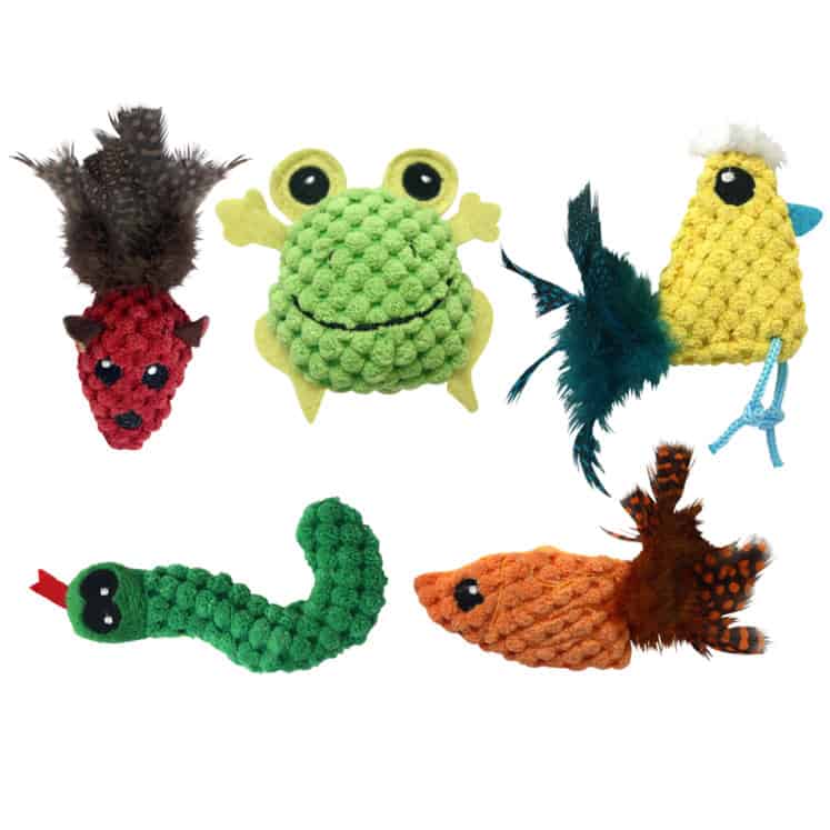 Multipet Knobby Knits Assorted Cat Toy