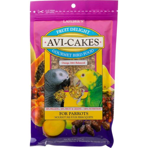 Lafeber's Fruit Delight Avi-Cakes for Parrots 8 oz