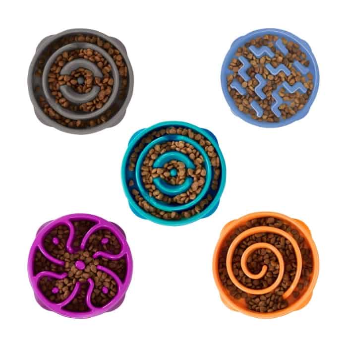 Outward Hound Fun Feeder Slo-Bowl Medium/Mini Food Bowl