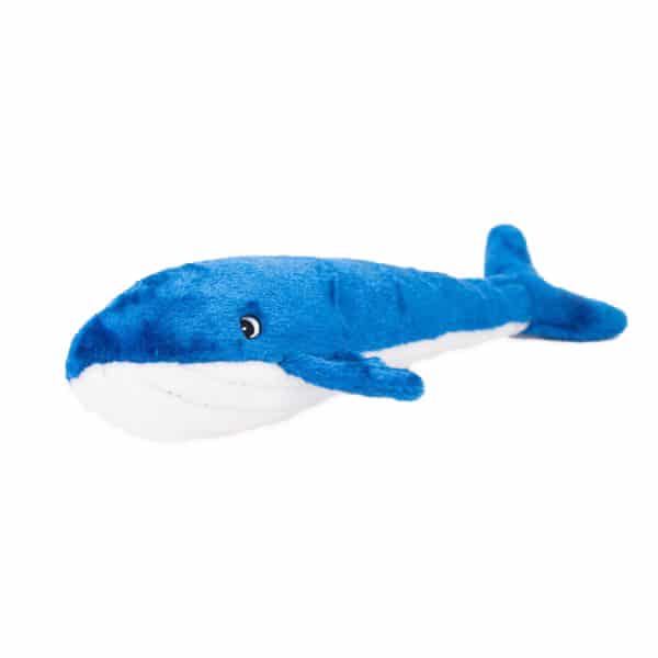 ZippyPaws Jigglerz Blue Whale Dog Toy