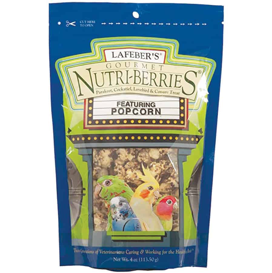 Lafeber's Nutri-Berries Cockatiel Popcorn Treat 4 oz