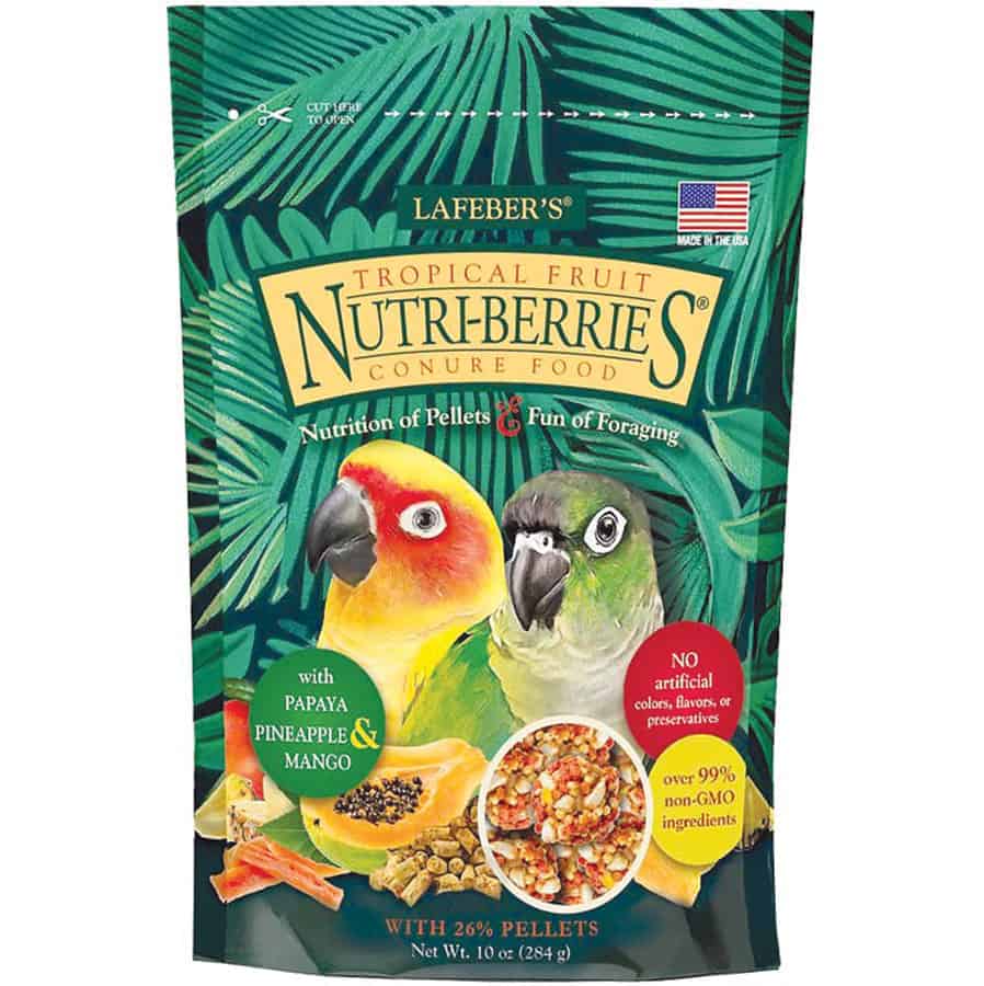 Lafeber's Nutri-Berries Tropical Fruit Conure Food 10 oz