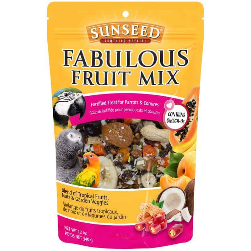 Sunseed Fabulous Fruit Mix Bird Treat 12 oz