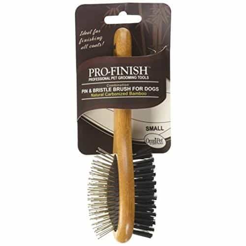 Pro-Finish Combo Pin & Bristle Brush for Dogs