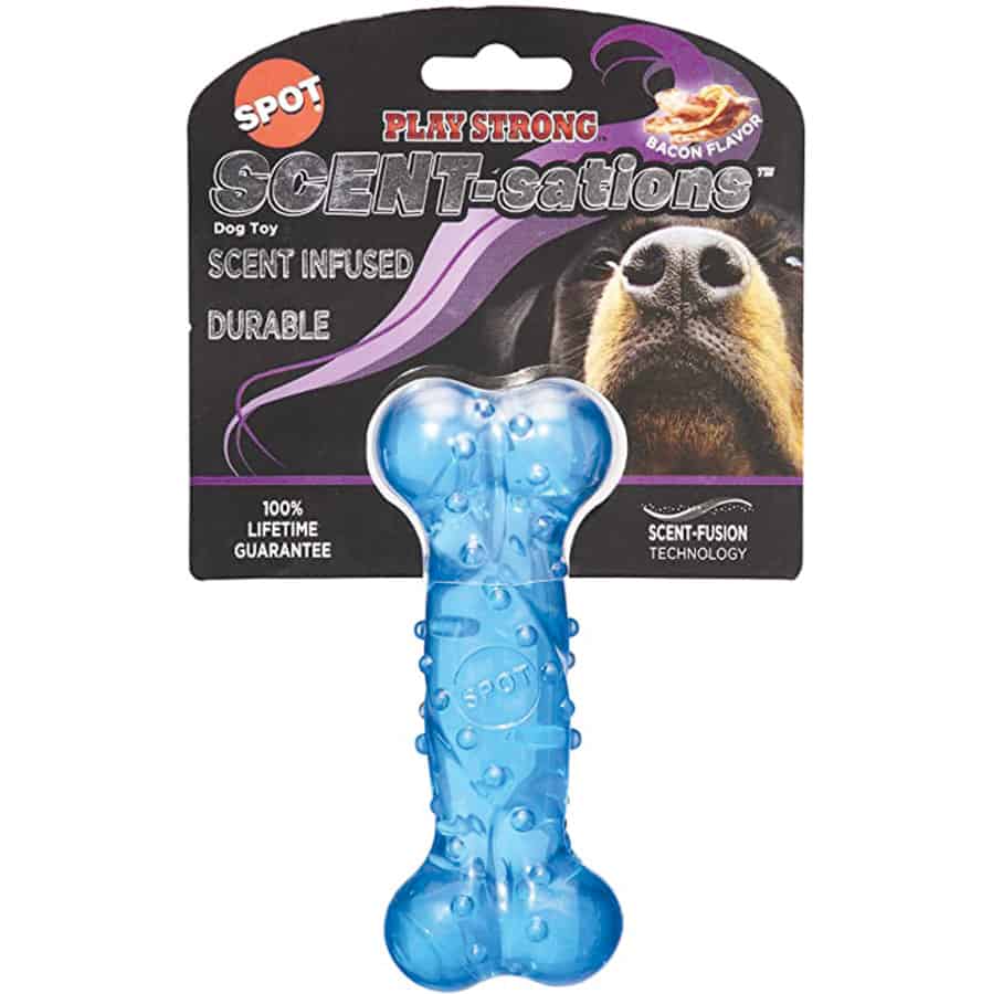 SPOT Play Strong SCENT-sations Bone Dog Toy