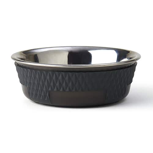 Kona Bowl Stainless Steel Black Food Bowl