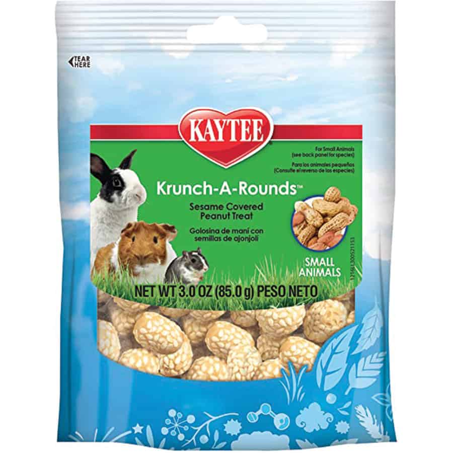 Kaytee Krunch-A-Rounds Sesame Covered Peanut Treats 3 oz