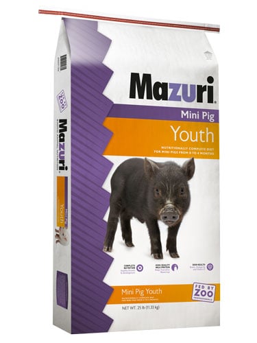 Mazuri Mini Pig Youth Food 25 lb