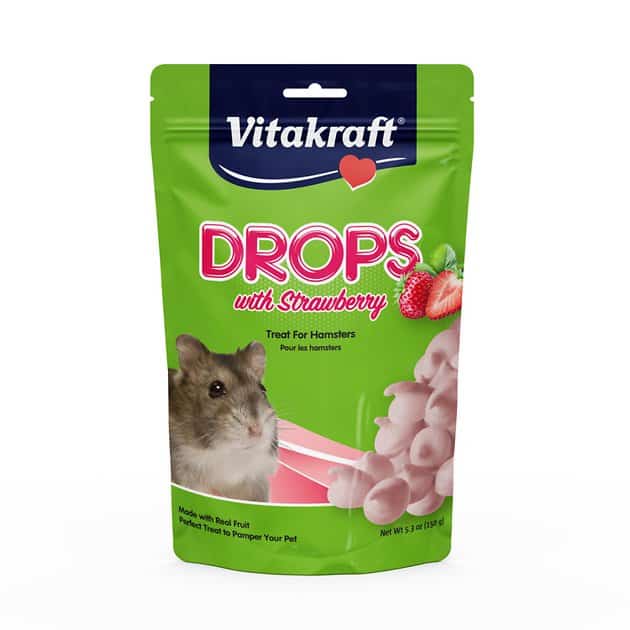 Vitakraft Drops with Strawberry 5.3 oz